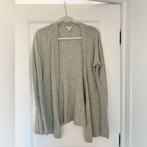 JCrew Cardigan, Light Gray, Size Small
